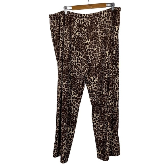 BADGLEY MISCHKA STUDIO CHEETAH LEOPARD SOFT FUZZY MATCHING PAJAMA PJ SET - Picture 7 of 14